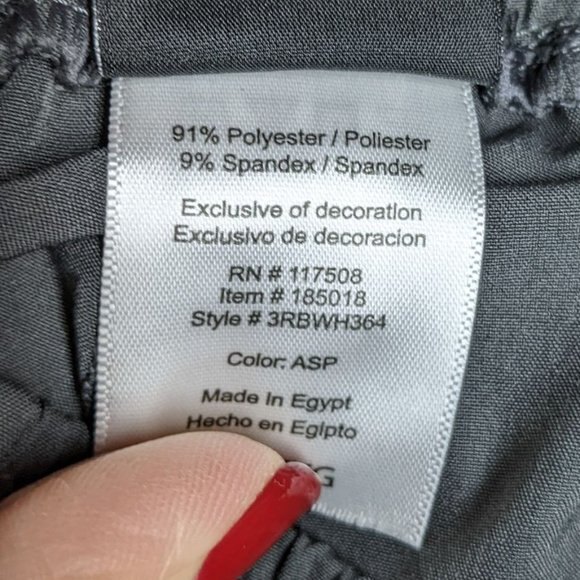 Reebok Athletic Shorts Women XXL Elastic Waist Zip Pocket Running Gray XX-Large - Picture 9 of 9